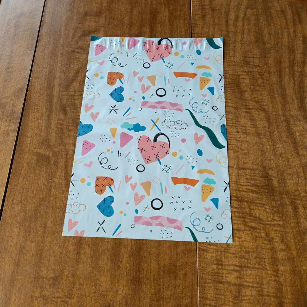Hearts Polymailers 10x12 25ct.